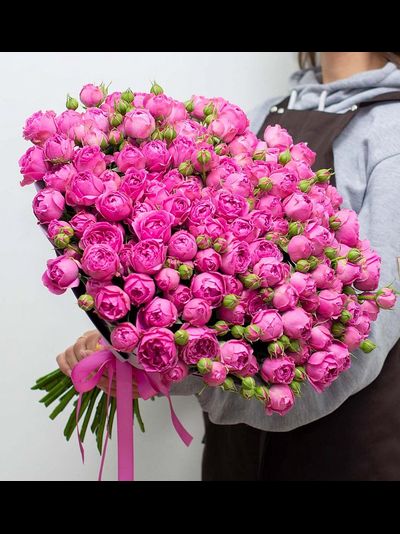 51 кустовая пионовидная роза