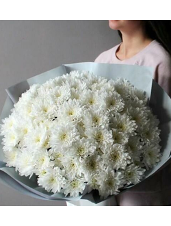 Букет "Снежинка" из хризантем
