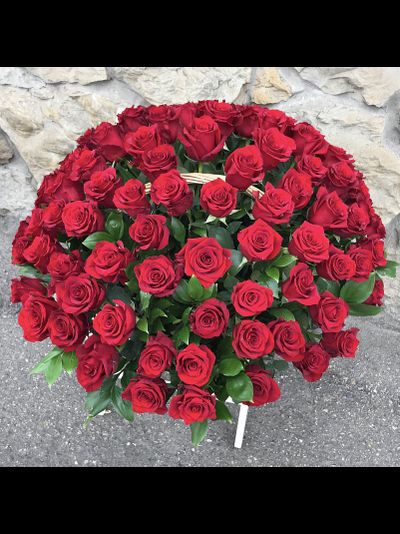 Корзина из 101 розы Голландия