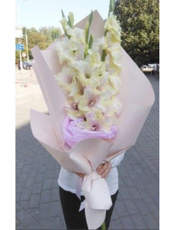 Букет из гладиолусов "В школу"